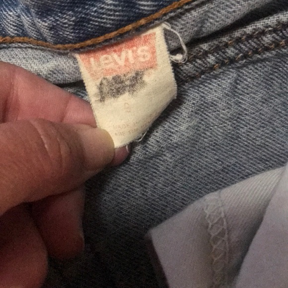 Custom Vintage white label Levi’s high waist jeans - Picture 7 of 8